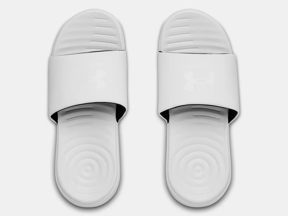 Under Armour - Sandales sportives pour adultes - Slide Blanc (101)