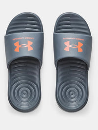 Under Armour - Junior Sandals - Slide White / Black