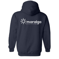 Fleece hooded sweater (Kangaroo/Hoodie) - Adult - Navy