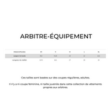 Arbitre-Équipement - Chandail d'arbitre de soccer - Rouge