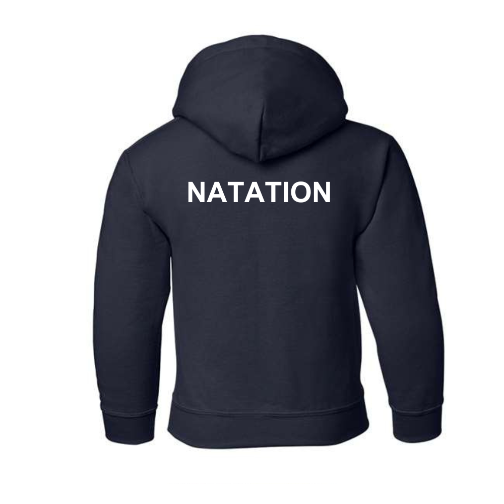 Hooded sweater, Kangaroo type - Junior - Navy