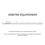 Arbitre-Équipement - Short d'arbitre de soccer - Rouge