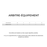 Arbitre-Équipement - Short d'arbitre de soccer - Rouge