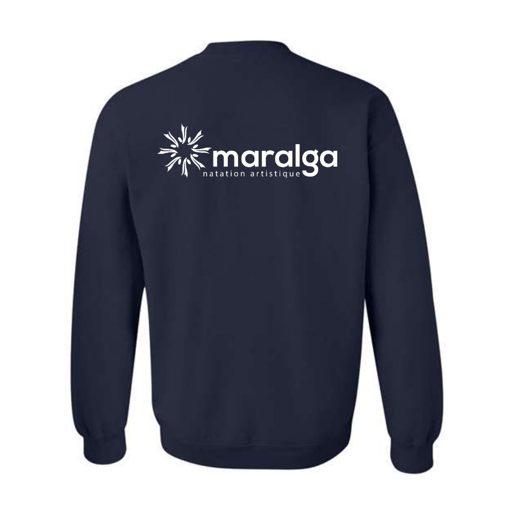 Fleece sweater (cotton hoodie) - Adult - Navy