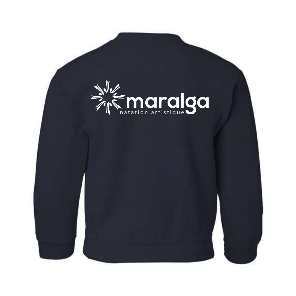 Maralga - Chandail molleton (coton ouaté) - Juvénile - Marine