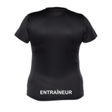 Pink Flamingos - Short-sleeved technical sweater - Trainer - Women's - Black