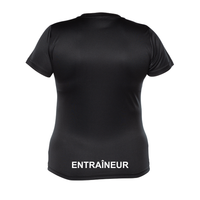 Pink Flamingos - Short-sleeved technical sweater - Trainer - Women's - Black