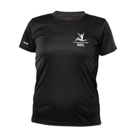 Pink Flamingos - Short-sleeved technical sweater - Trainer - Women's - Black