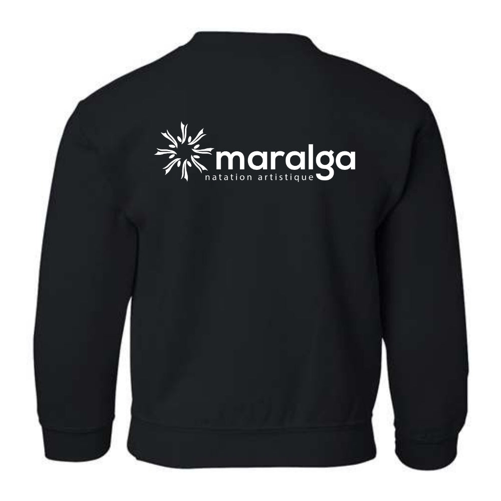 Maralga - Chandail molleton (coton ouaté) - Juvénile - Noir
