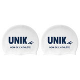 UNIK - Casques de bain en silicone personnalisés - Blanc