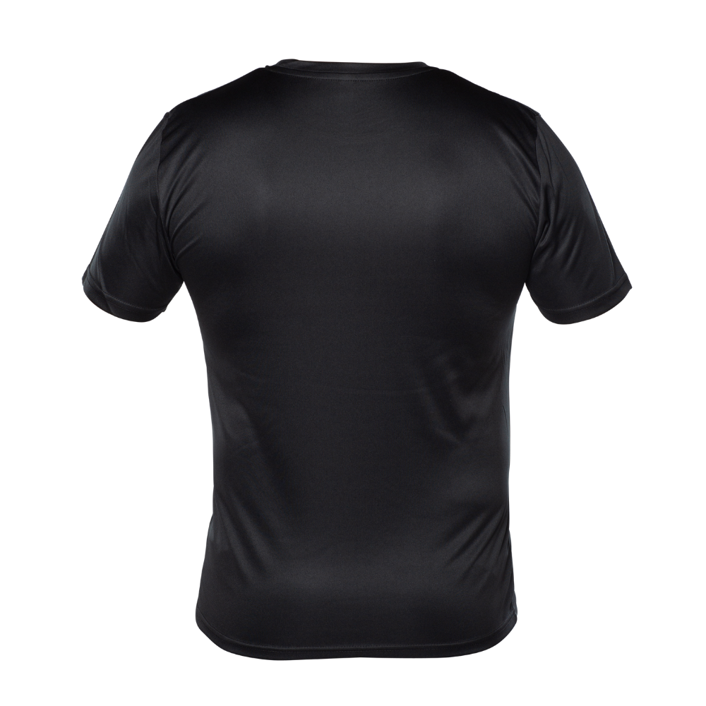 Short Sleeve Technical Sweater - Men - Black