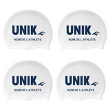 UNIK - Casques de bain en silicone personnalisés - Blanc