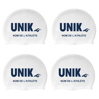 UNIK - Casques de bain en silicone personnalisés - Blanc