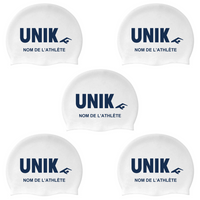 UNIK - Casques de bain en silicone personnalisés - Blanc