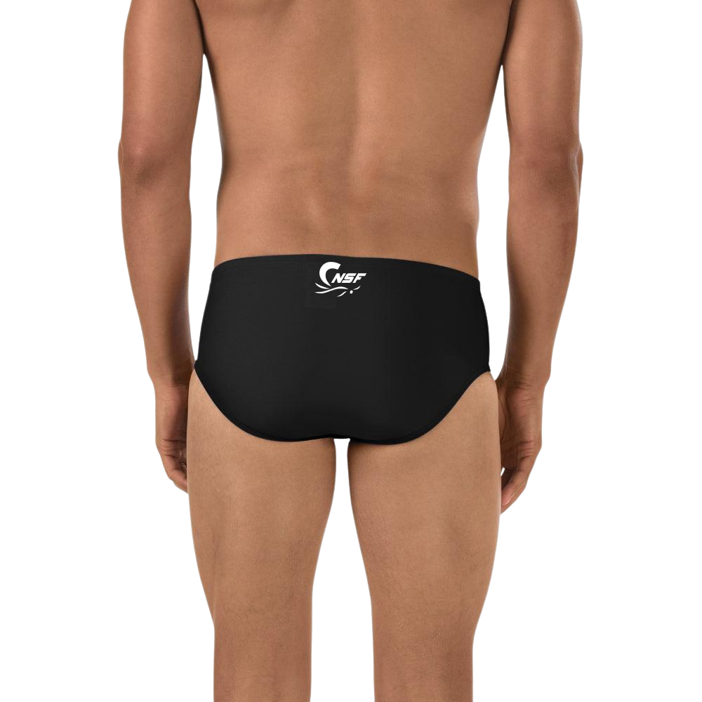 CNSF - Speedo Brief Endurance+ - Maillot de bain pour hommes - Noir