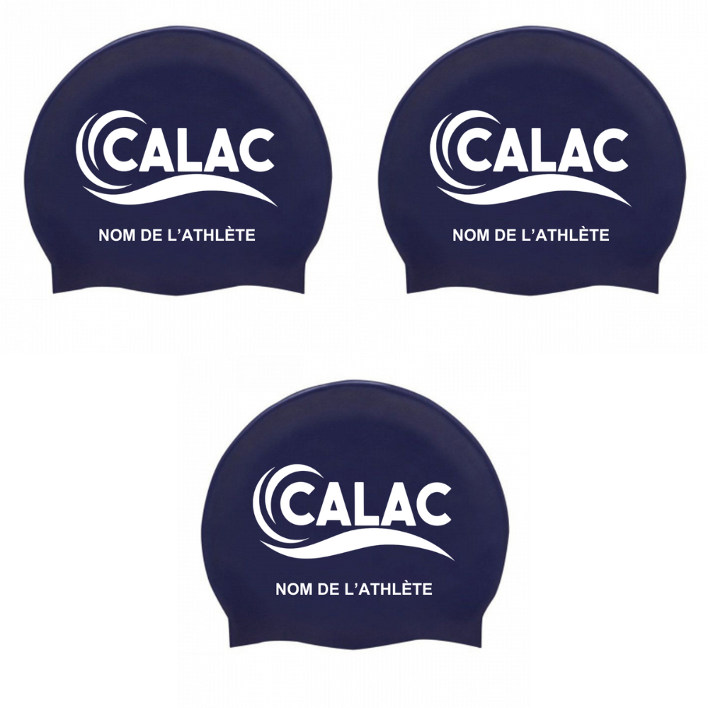 CALAC - Casques de bain en silicone personnalisés - Marine