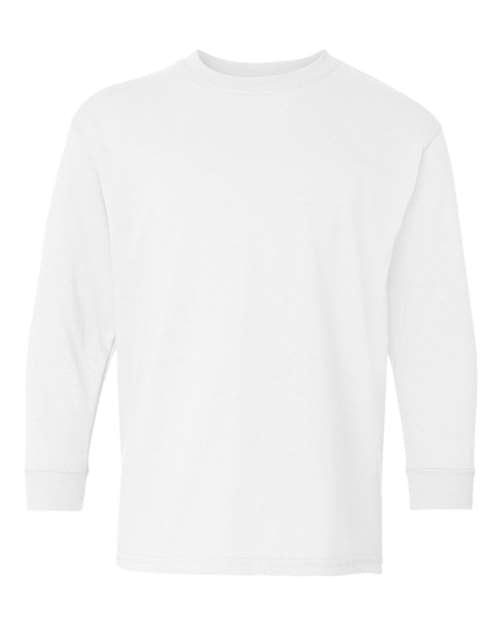 Cotton Long Sleeve Tee - Juvenile - White