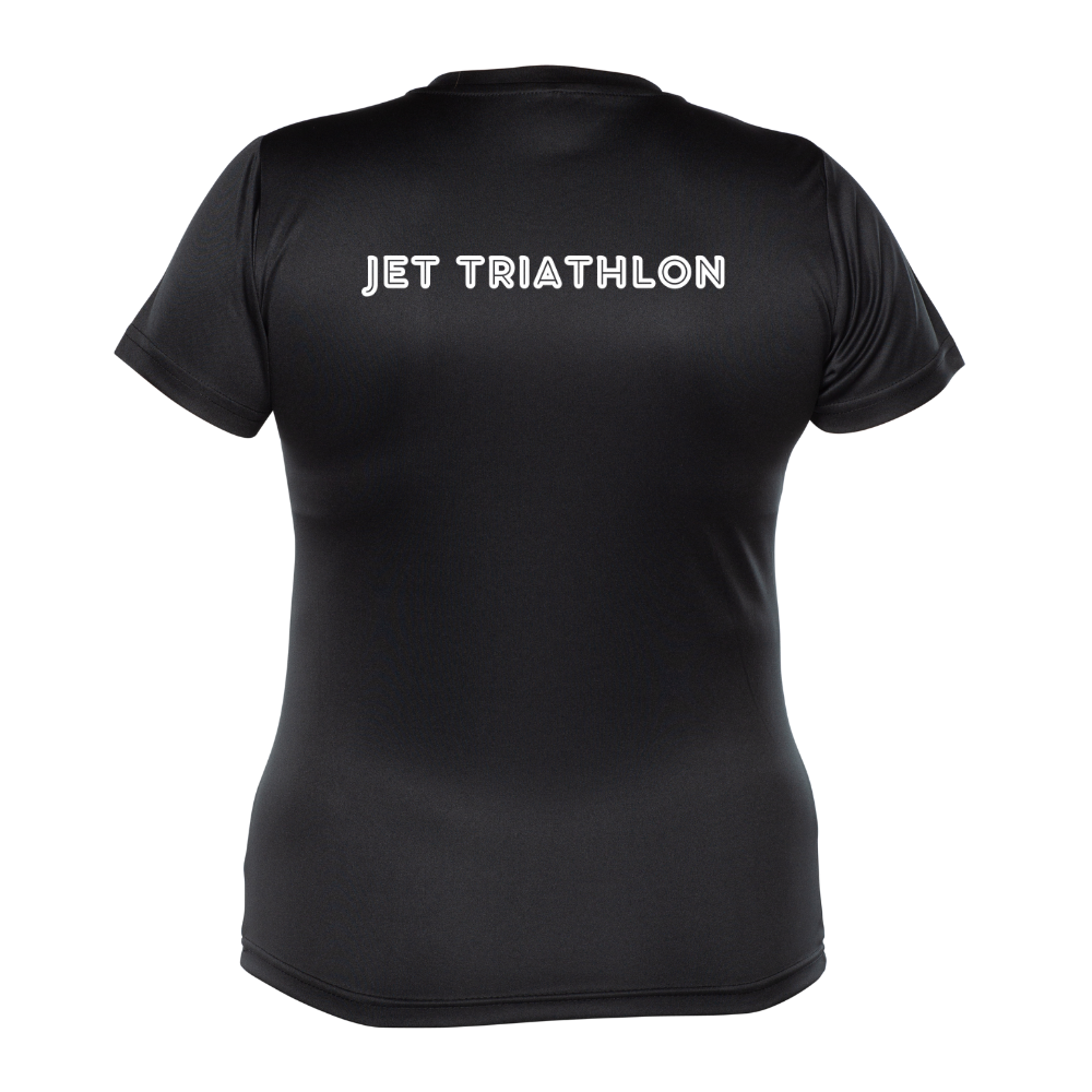 Triathlon-Joliette - Chandail technique à manches courtes - Natation - Féminin - Noir