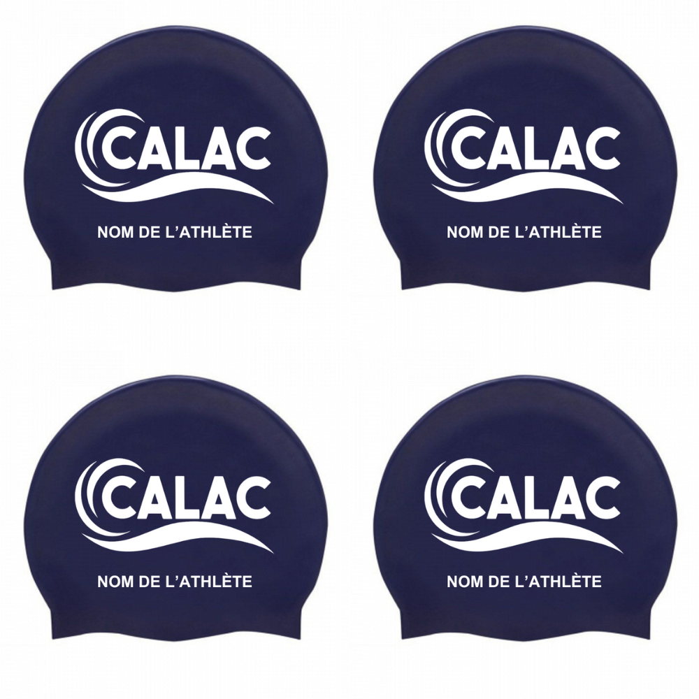 CALAC - Casques de bain en silicone personnalisés - Marine