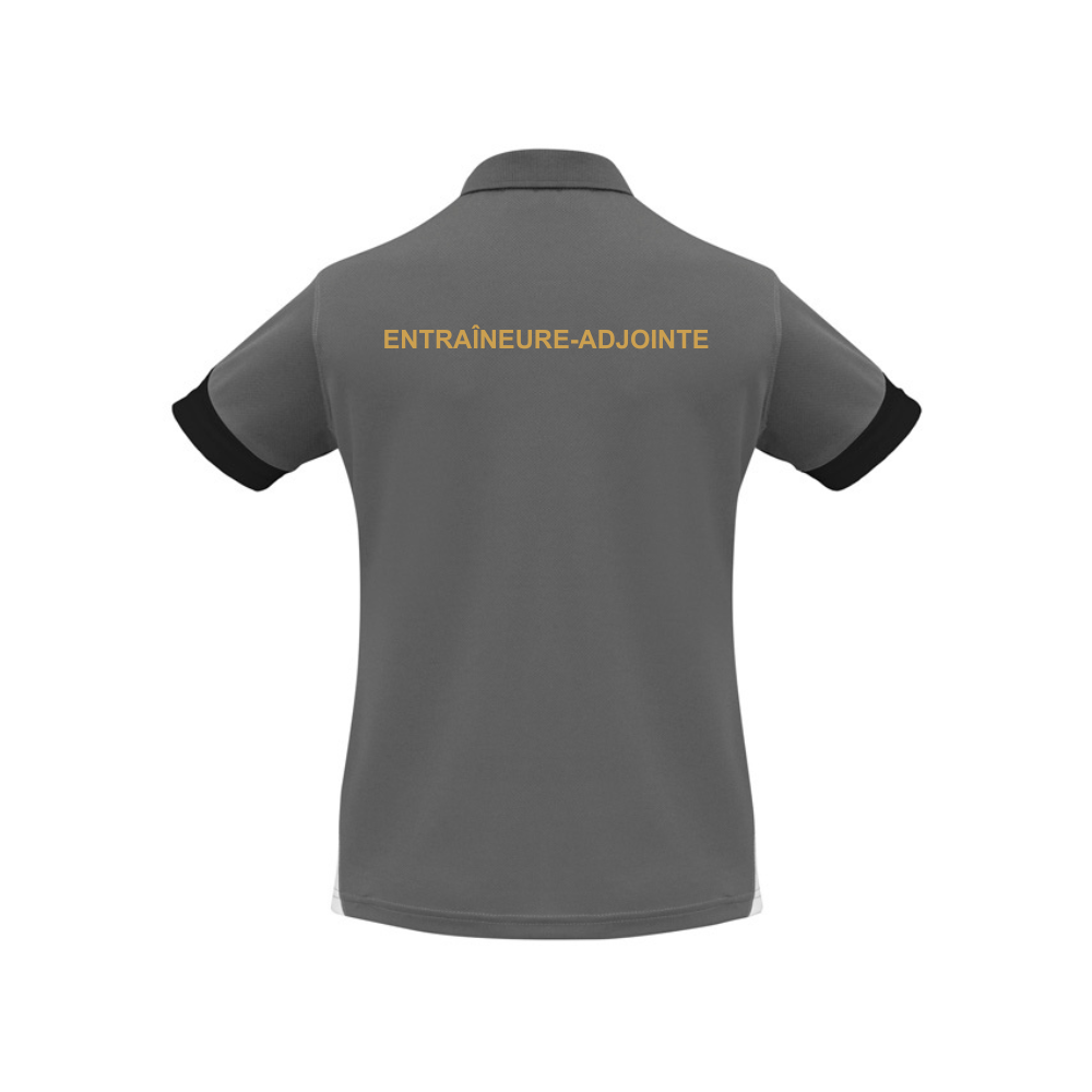 CNBF - Polo - Entraîneure-adjointe - Féminin - Gris et noir
