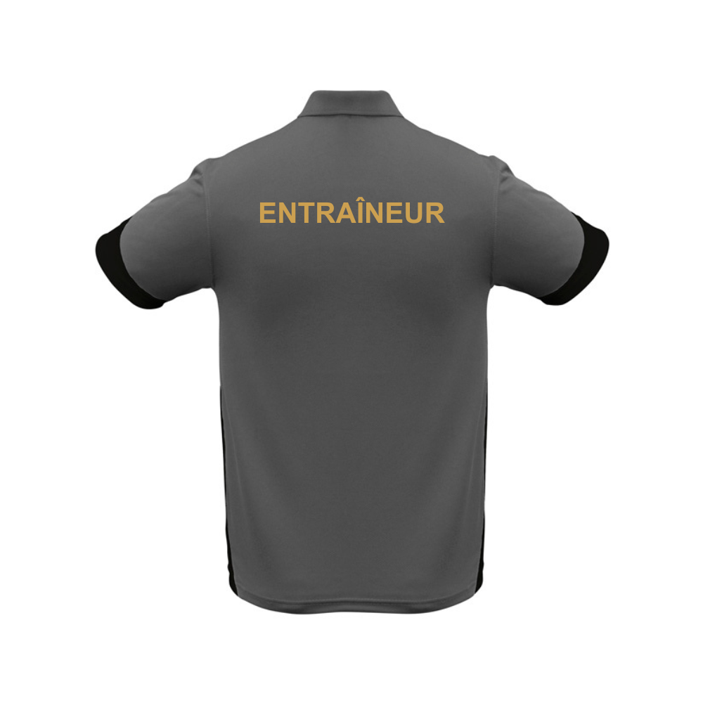 CNBF - Polo - Entraîneur - Masculin - Gris et noir