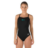 Capitale Natation - Speedo Solid FlyBack Endurance+ - Maillot d’entraînement pour femmes - Noir (006)