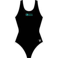 Capitale Natation - FINZ - Max Back - Maillot d'entraînement pour dames - Noir (BK)