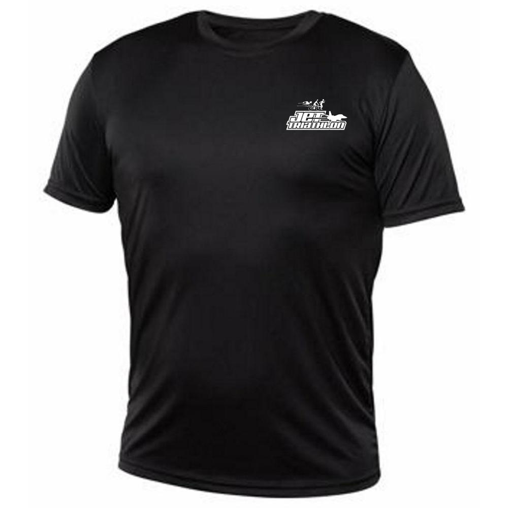 Short Sleeve Technical Sweater - Men - Black