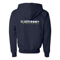 Triathlon Memphrémagog - Hooded fleece jacket with zip - Juvenile - Navy