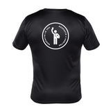 Referee - Technical short-sleeved shirt - Men - Black - Version with identification REFEREE