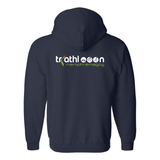 Triathlon Memphrémagog - Hooded fleece jacket with zip - Adult - Navy