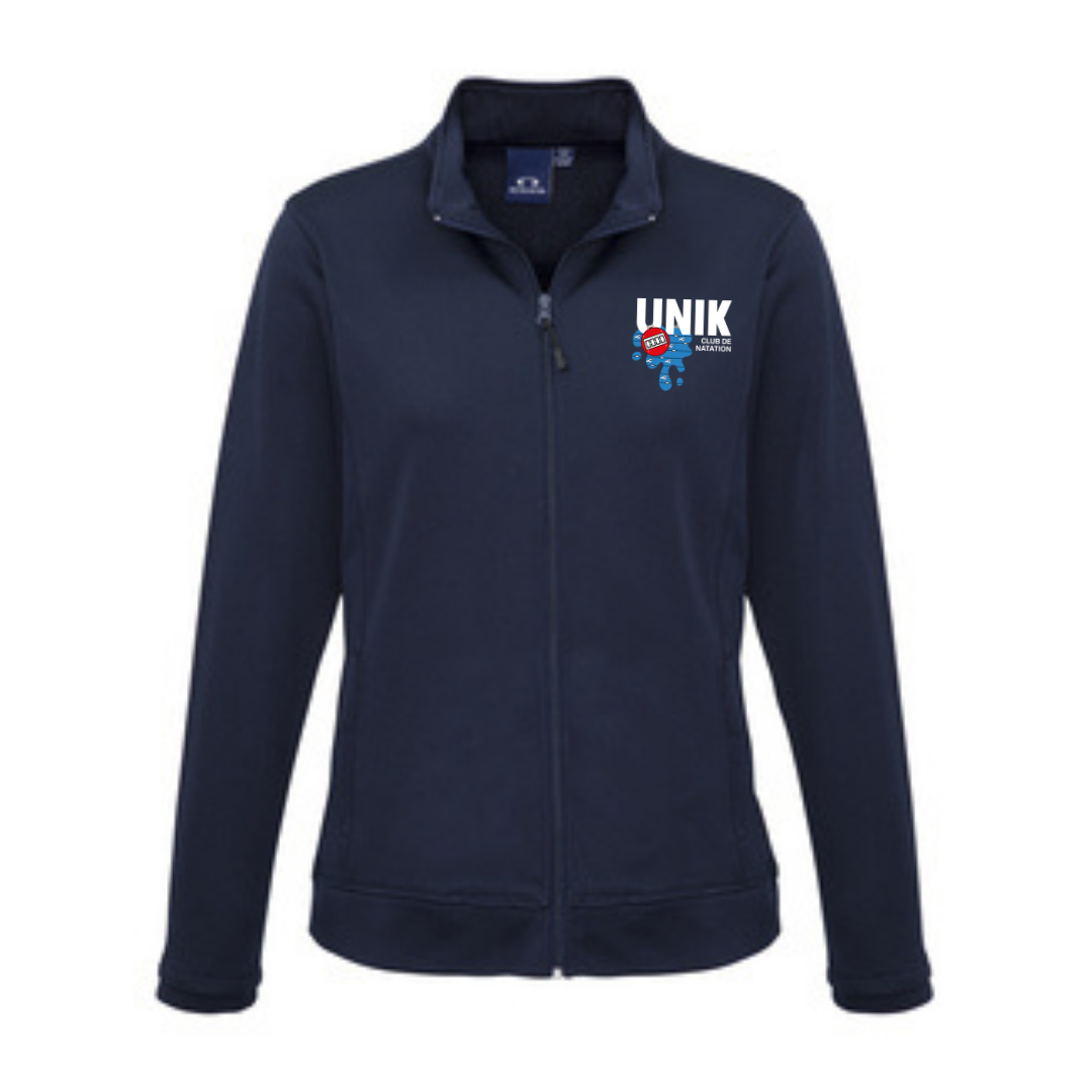 UNIK - Veste sportive avec fermeture éclair - Coupe féminine - Marine