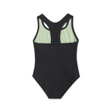 Speedo Solid Racerback One Piece - Maillot pour fille, une pièce - Anthracite (334)