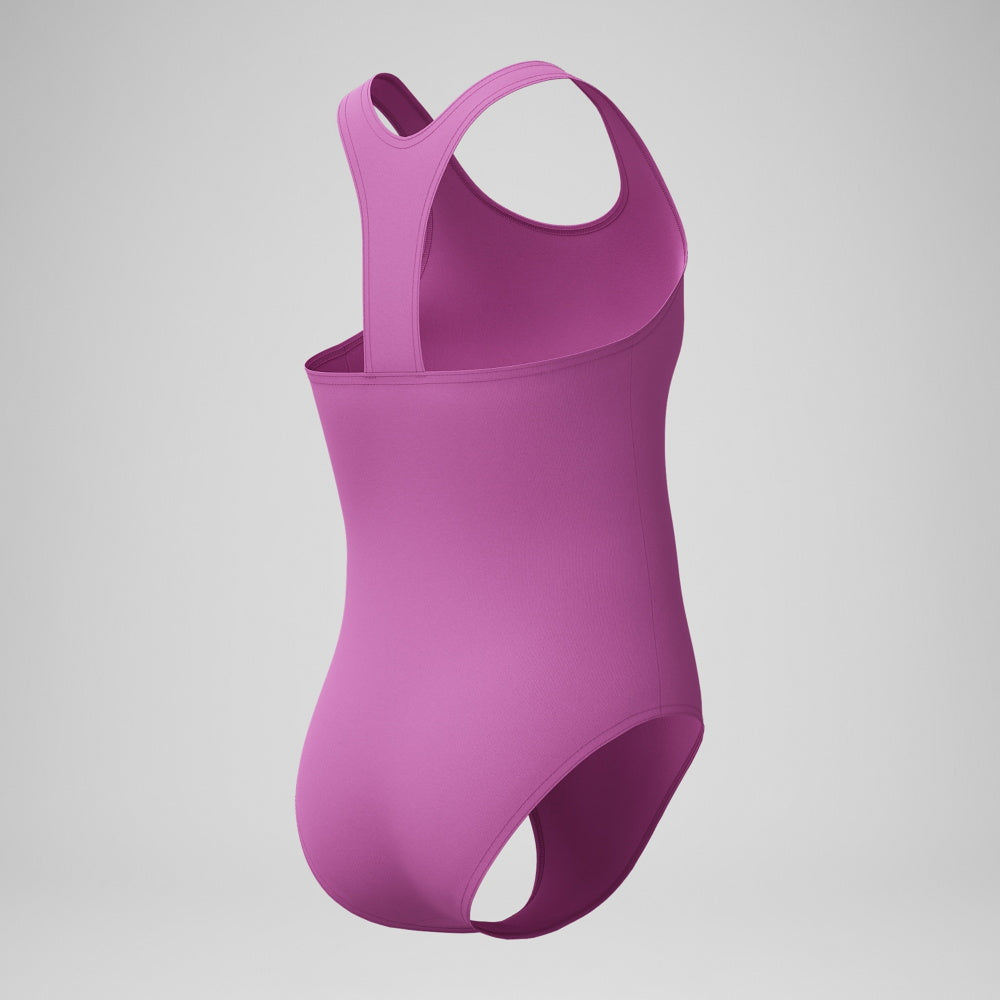 Speedo RACEBACK - Girl's Swimwear - NEON VIOLET