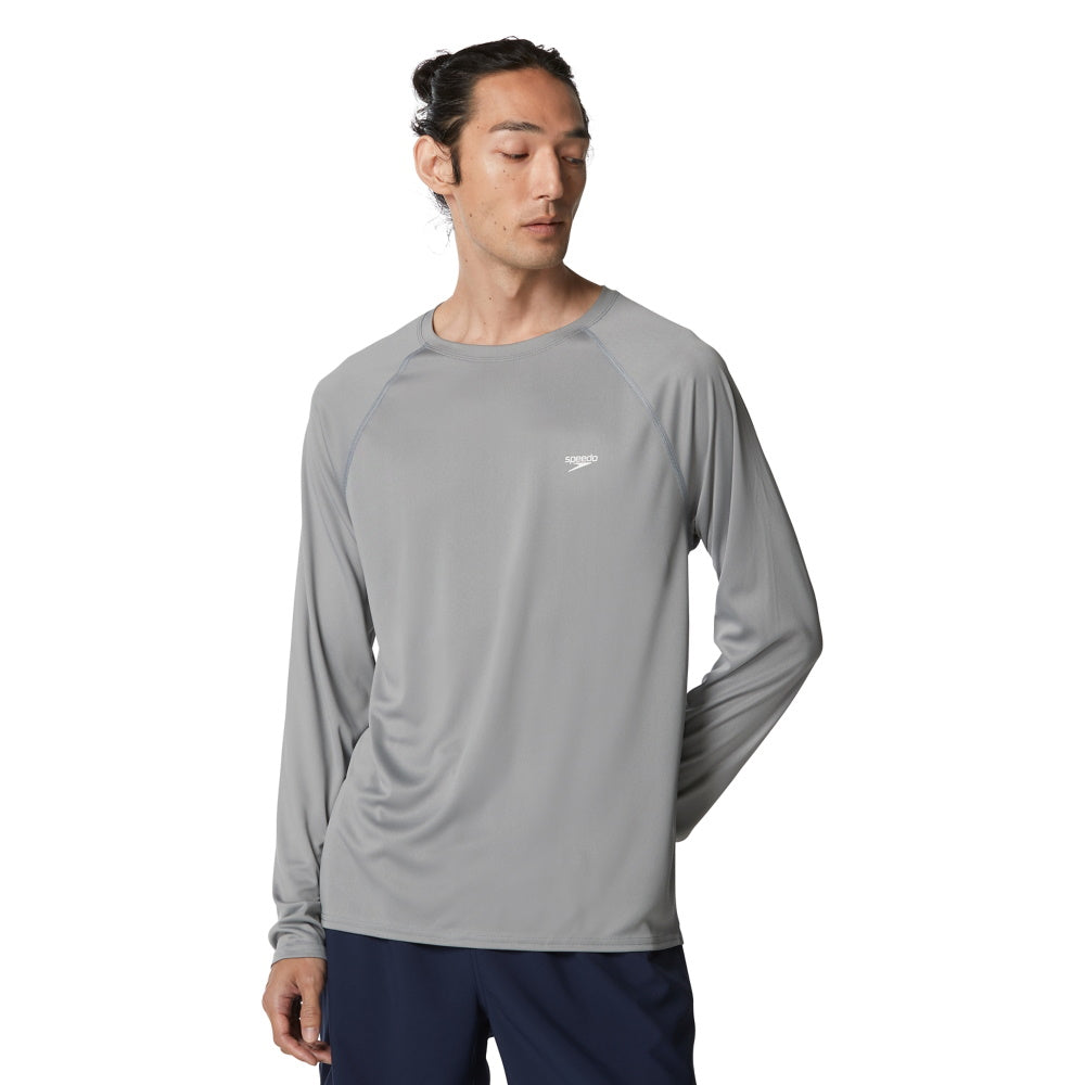 Speedo - Adult Long Sleeve Rashguard - Platinum