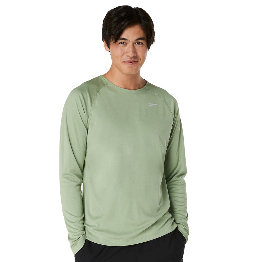 Speedo - BAYBREEZE - Adult Long Sleeve Rashguard - Loden Frost - Olive