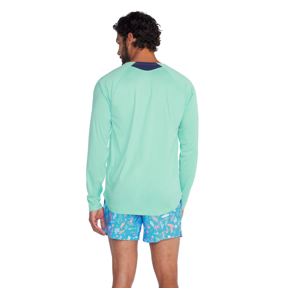 Speedo - BAYBREEZE - Adult Long Sleeve Rashguard - Arctic Glass