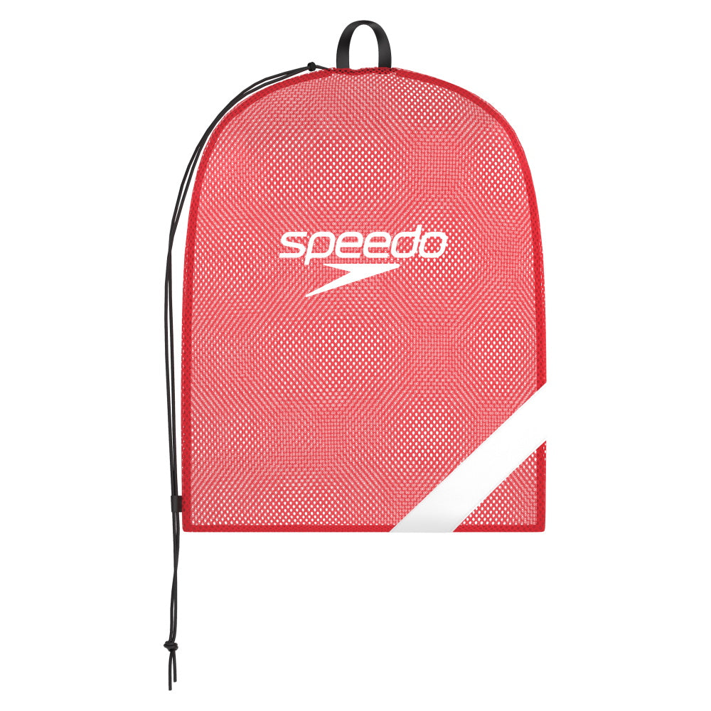 Large Speedo XL Team Mesh Bag training gear sackpack for swim accessories and poolside ventilation.