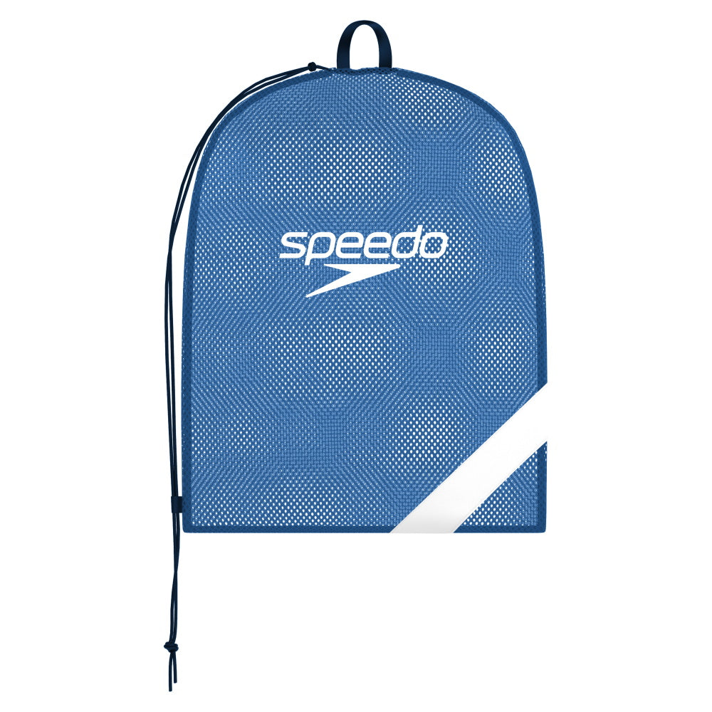 Large Speedo XL Team Mesh Bag training gear sackpack for swim accessories and poolside ventilation.