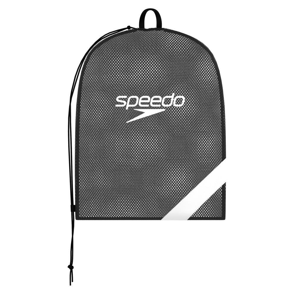 Large Speedo XL Team Mesh Bag training gear sackpack for swim accessories and poolside ventilation.
