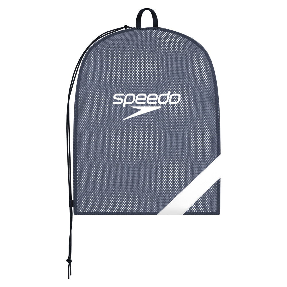 Large Speedo XL Team Mesh Bag training gear sackpack for swim accessories and poolside ventilation.
