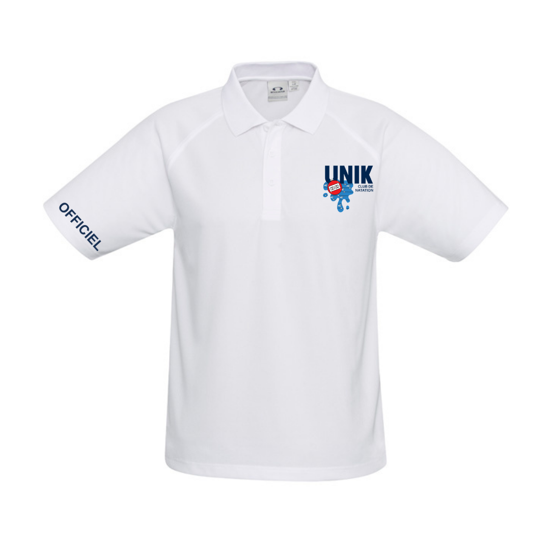 UNIK - Polo de l'officiel - Blanc - Masculin