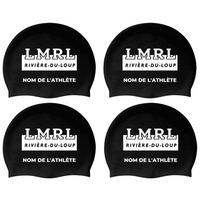 LMRL - Casques de bain en silicone personnalisés - Noir