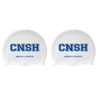 CNSH - Custom silicone bathing caps - White