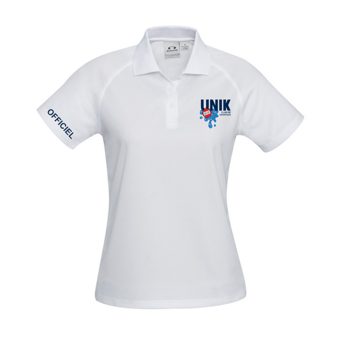 UNIK - Polo de l'officiel - Blanc - Féminin