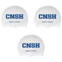 CNSH - Custom silicone bathing caps - White