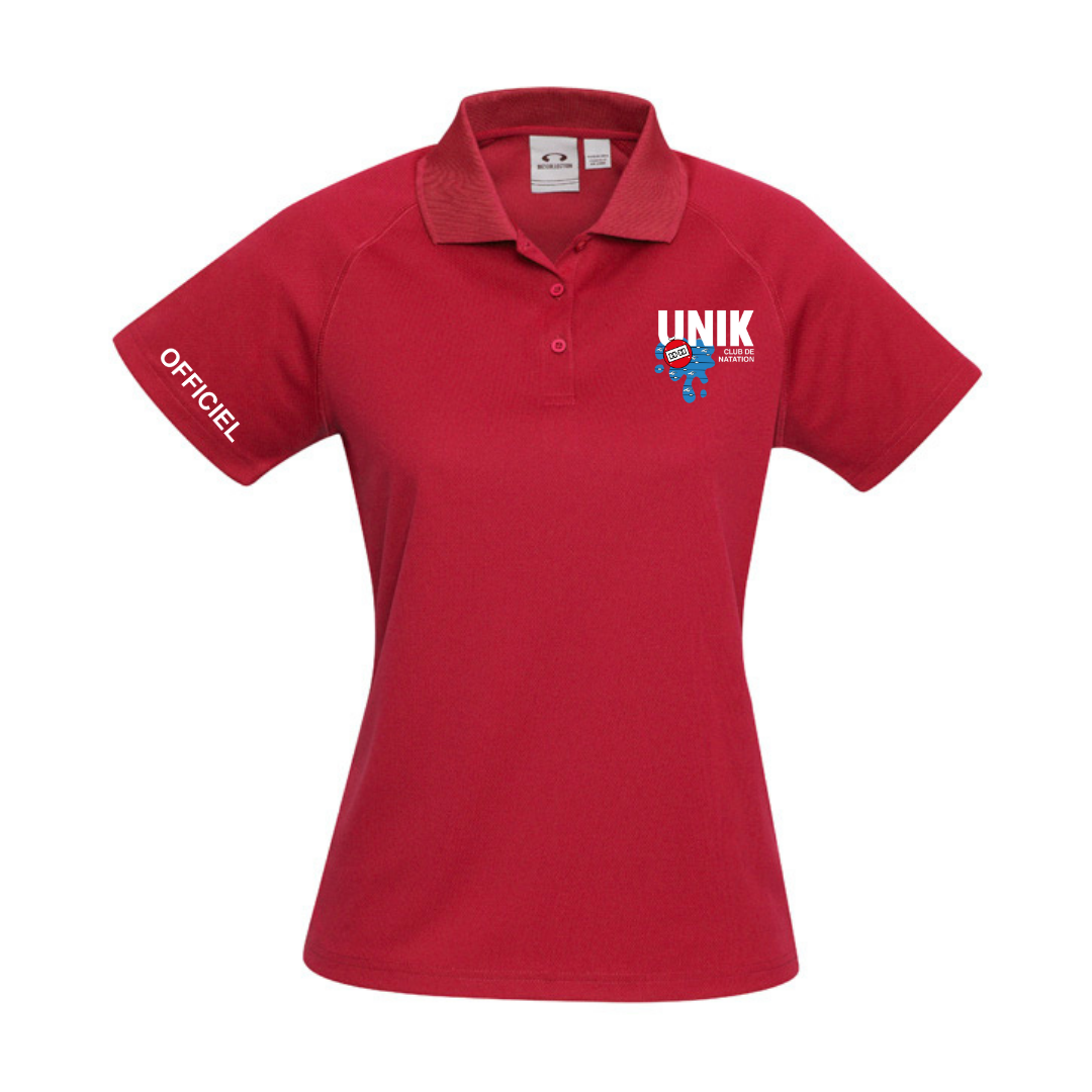 UNIK - Polo de l'officiel - Rouge - Féminin