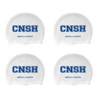 CNSH - Custom silicone bathing caps - White