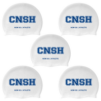 CNSH - Custom silicone bathing caps - White