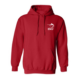 Juvenile fleece (hoodie) sweater - Red - CN Chambly